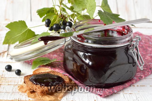 Фото Желе из чёрной смородины
