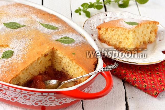 Фото Пирог с карамелизованными яблоками