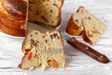 Фото рецепта Хала праздничная с сухофруктами