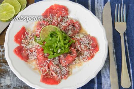 Фото рецепта Карпаччо из телятины