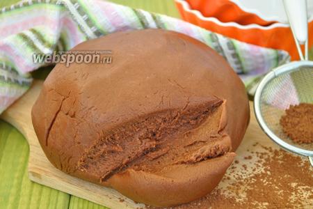 Фото рецепта Песочное тесто на шоколадной глазури