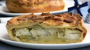 Фото рецепта Пирог с рыбой и картофелем