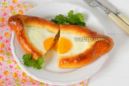 Фото рецепта Хачапури по-аджарски