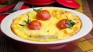 Фото рецепта Фриттата с сыром и помидорами