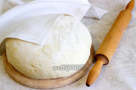 Фото рецепта Дрожжевое тесто на сыворотке