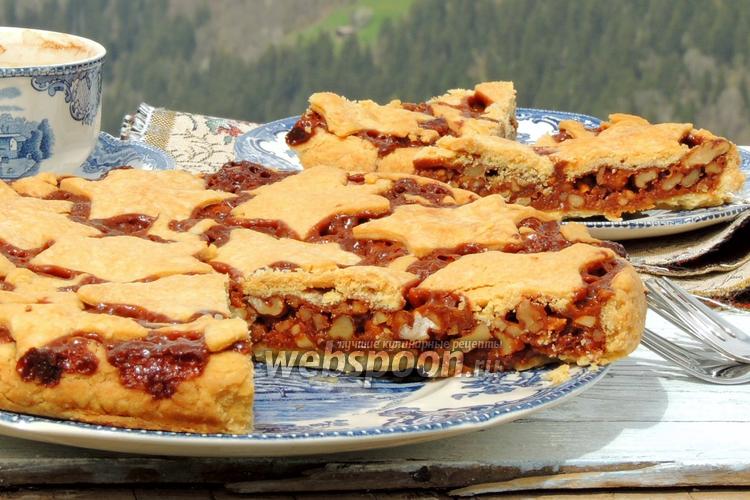 Фото Швейцарский ореховый пирог