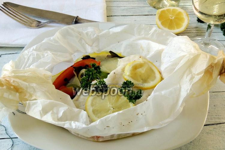 Фото Пангасиус в мешочке с овощами