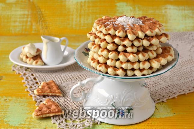 Фото Кокосовые вафли