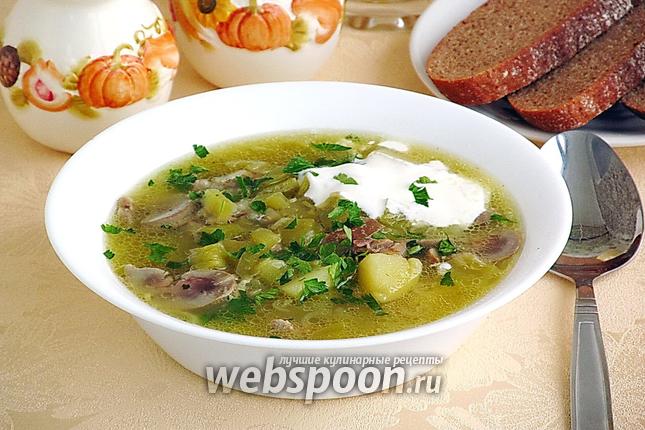 Фото Рассольник с говяжьими почками