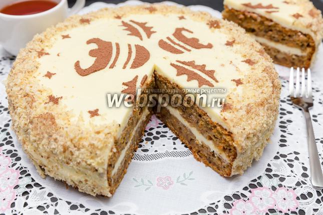 Фото Пряный морковный пирог