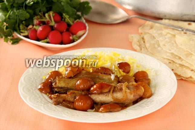Фото Курица с каштанами