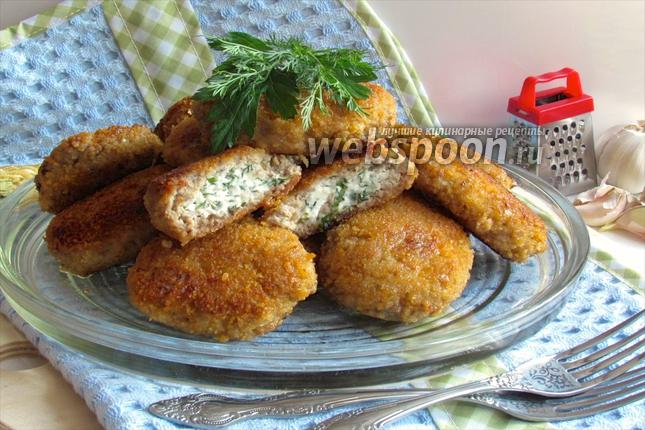 Фото Котлеты фаршированные брынзой