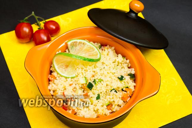 Фото Кускус с овощами