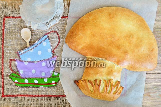 Фото Пирог с грибами и капустой