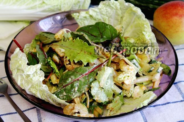 Фото Салат микс с кукурузой