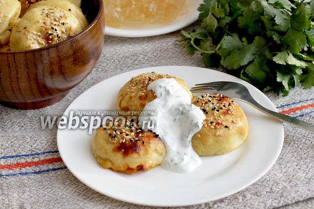 Фото Зразы картофельные с капустой из духовки