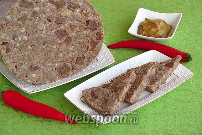 Фото Зельц по-домашнему
