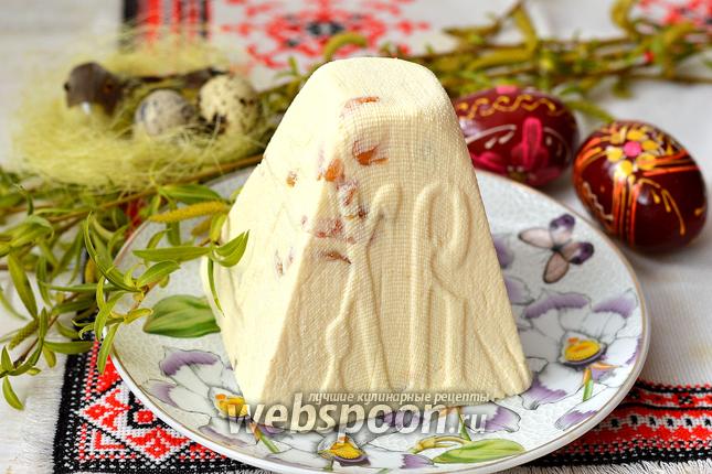 Фото Заварная пасха с курагой