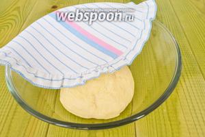 Смешать дрожжи с молоком, добавить соль и просеянную муку, растопить масло и замесить тесто. Вымесить в течение 10-15 минут и оставить подходить в течение 1,5 часов в тёплом месте.