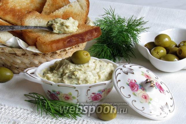 Фото Бутербродная паста с оливками