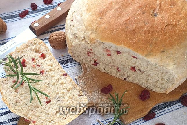 Фото Хлеб с клюквой и орехами