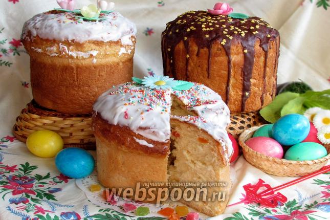 Фото Кулич на майонезе