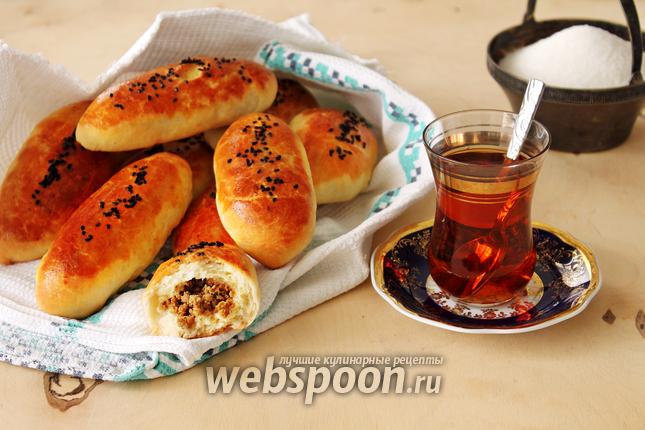 Фото Пирожки из теста на крахмале печёные