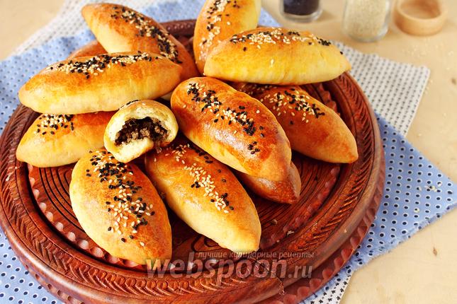 Фото Пирожки с мясом печёные