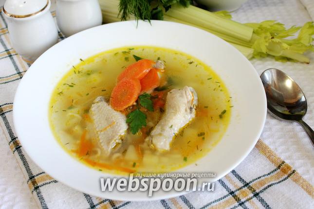 Фото Лёгкий суп с куриными крылышками