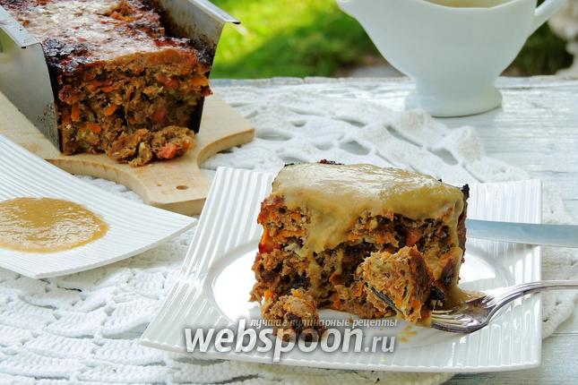 Фото Глазированный хакбратен с ревенным соусом