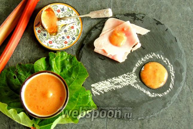 Фото Соус из ревеня