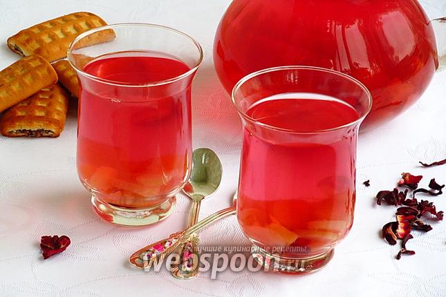 Фото Компот из ревеня