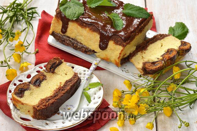 Фото Банановый сырник с пряниками