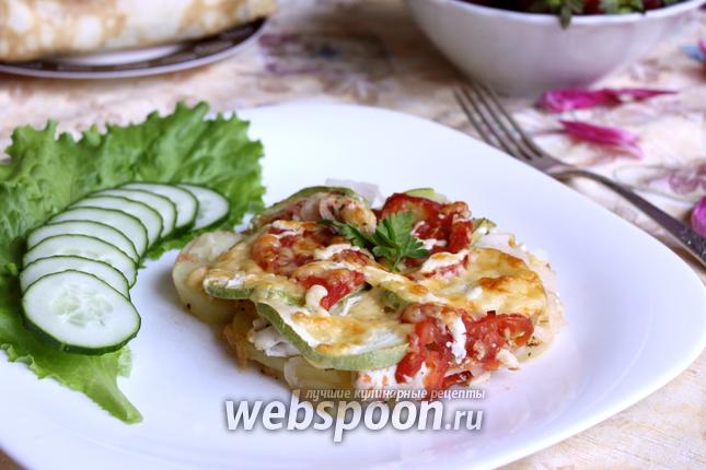 Фото Запеканка с курицей и овощами «Сыто-круто»