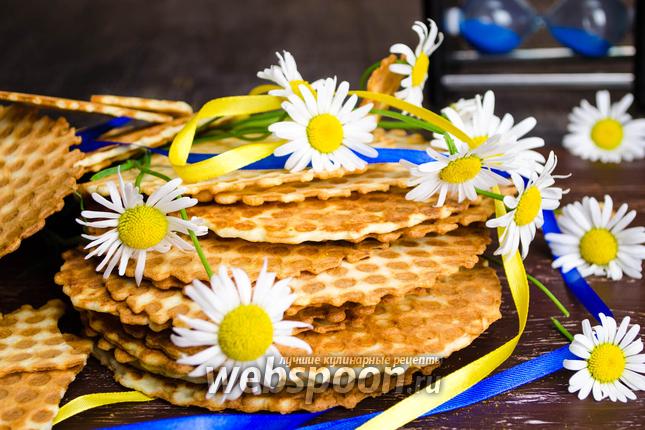 Фото Нежные вафли с творогом