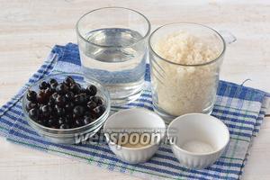 Для приготовления кваса из смородины нам понадобится чёрная смородина, вода, сахар, дрожжи, лимонная кислота.