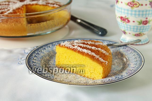Фото Влажный молочный кекс
