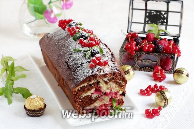 Фото Шоколадно-смородиновый кекс
