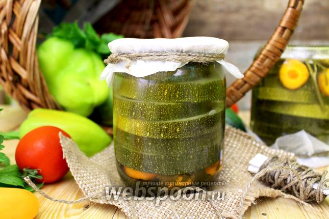 Фото Маринованные кольца цукини
