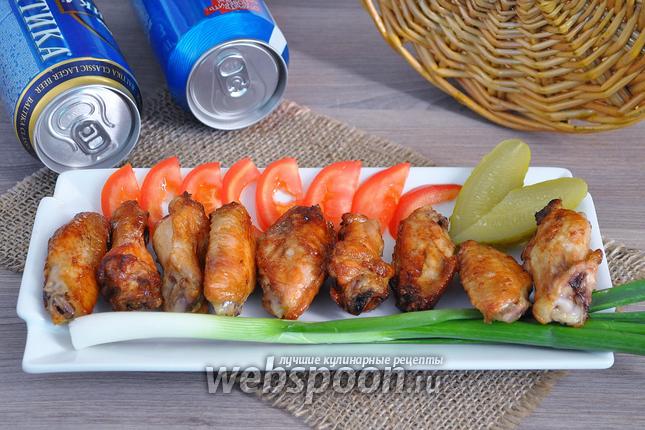 Фото Куриные крылышки BBQ в устричном соусе