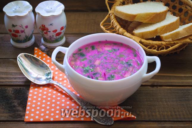 Фото Литовский холодник с курицей