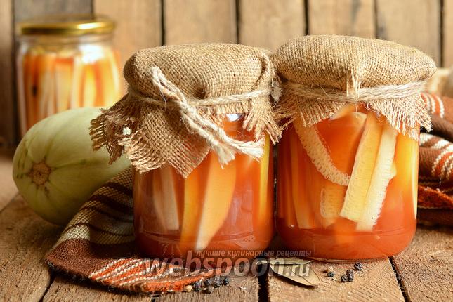 Фото Кабачки закусочные консервированные с кетчупом
