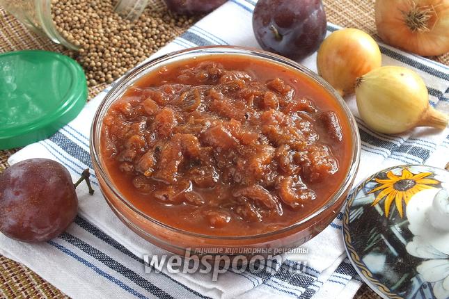 Фото Сливово-луковый чатни