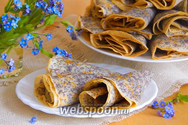 Фото Блины с маком