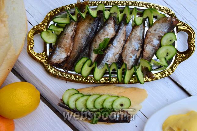 Фото Домашние шпроты из салаки