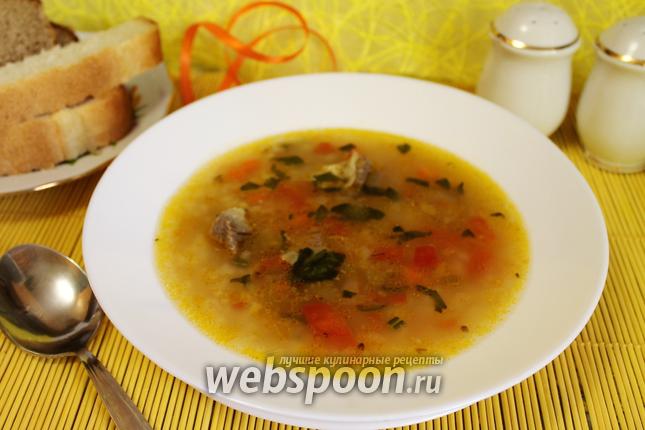 Фото Суп с говядиной и рисом