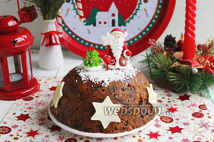 Фото Рождественский кекс-пудинг