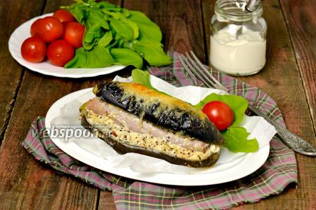 Фото рецепта «Хот-дог» в баклажане