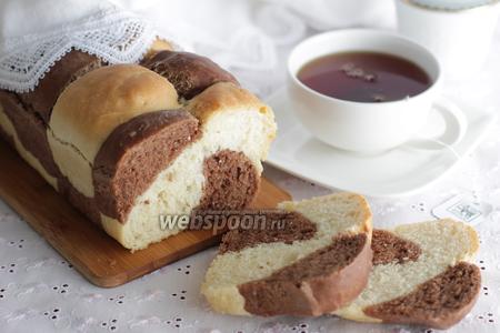 Фото рецепта Тостовый хлеб с какао