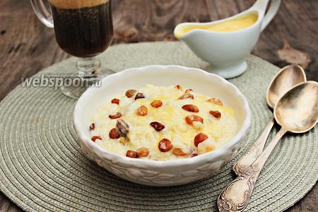 Фото рецепта Рисовая каша на сгущённых сливках